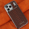 Luxury iPhone Case – Snake Leather Design