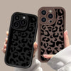Soft TPU Leopard Painted Phone Case