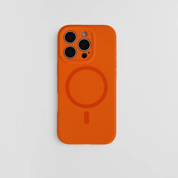 Solid Color Liquid Silicone MagSafe Phone Case for iPhone 16 Pro Max
