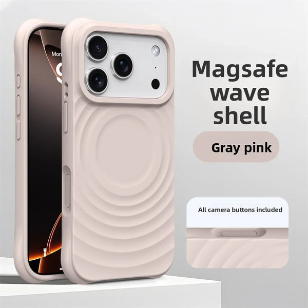 Soft Touch Wave Pattern iPhone Case