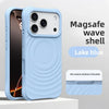 Soft Touch Wave Pattern iPhone Case - front view