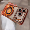 Transparent Diamond Glitter MagSafe Case for iPhone