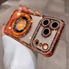 Transparent Diamond Glitter MagSafe Case for iPhone