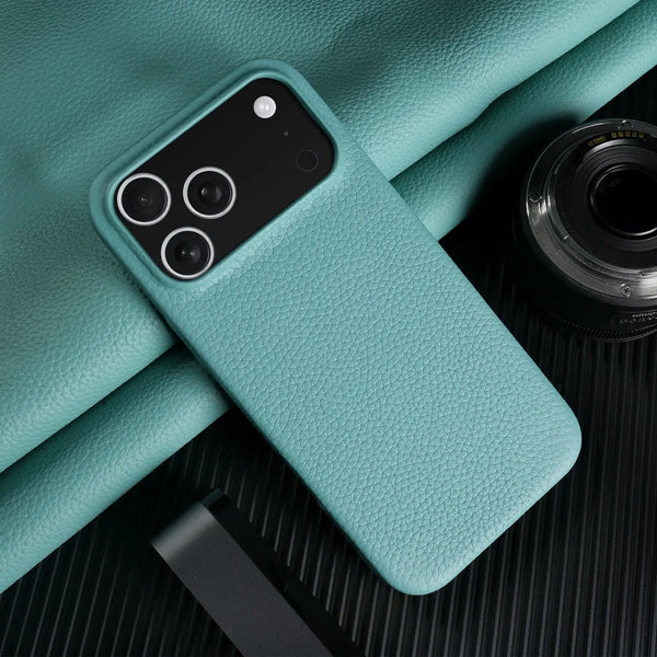 Premium Leather Case iPhone 17 Pro Max – Magnetic Protection