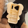 Cute Fluffy Leopard Print Hello Kitty Phone Case