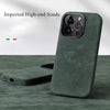 Blue soft-touch iPhone case with raised camera protection and matte finish