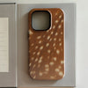 Brown Red Polka Dot Elegant Phone Case