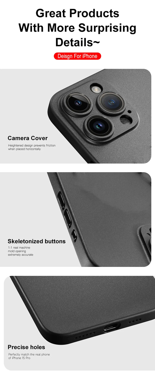 Slim Frosted Matte iPhone Case