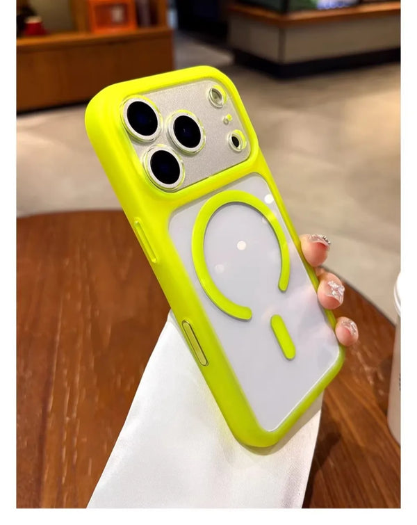Transparent MagSafe Armor Case for iPhone 17 Pro