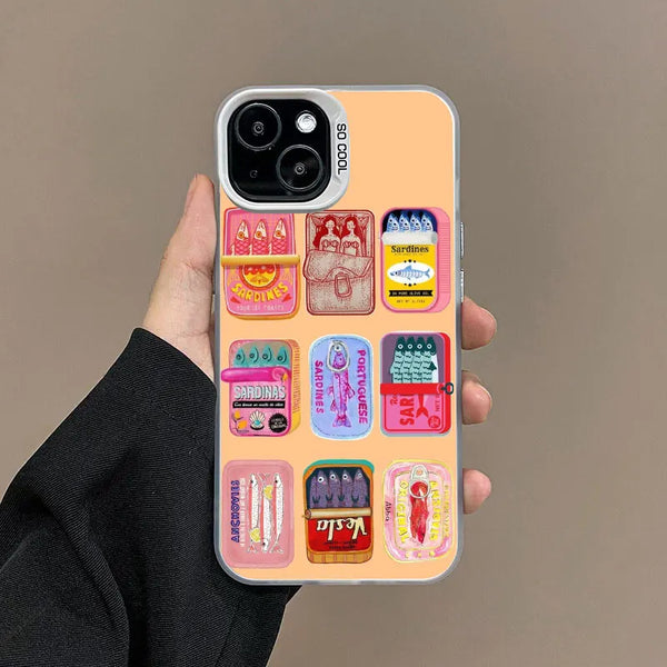 Fish Funny Sardines Laser Phone Case