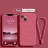Slim Magnetic Silicone Cover for iPhone