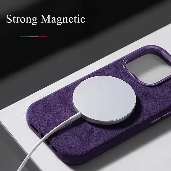 Magnetic Lens iPhone Case – Soft Suede & Shockproof - additional view