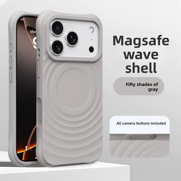 Soft Touch Wave Pattern iPhone Case