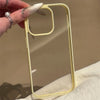 Clear Candy Color Case With Bumper Protection For iPhone