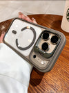 Matte Translucent MagSafe Bracket Case for iPhone