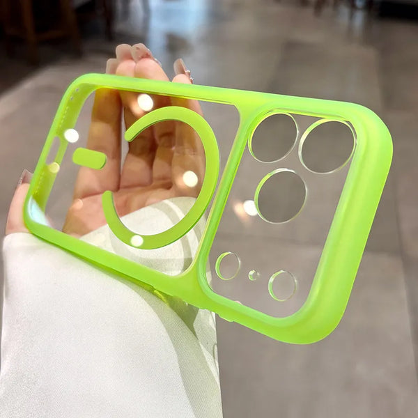 Transparent MagSafe Armor Case for iPhone 17 Pro