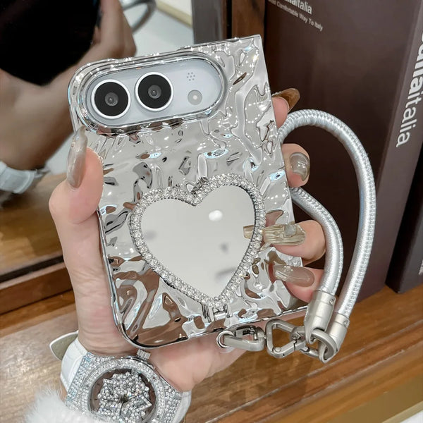 Water Ripple Mirror Diamond Case