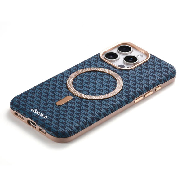 Orange Triangle Pattern MagSafe Case protective iPhone case for iPhone 16 Pro Max to iPhone 16 Pro