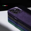 Magnetic Lens iPhone Case – Soft Suede & Shockproof - lifestyle photo