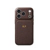 Personalised Letter Leather Case for iPhone 17 Pro