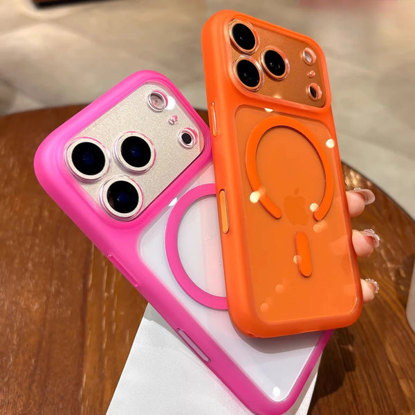 Transparent MagSafe Armor Case for iPhone 17 Pro