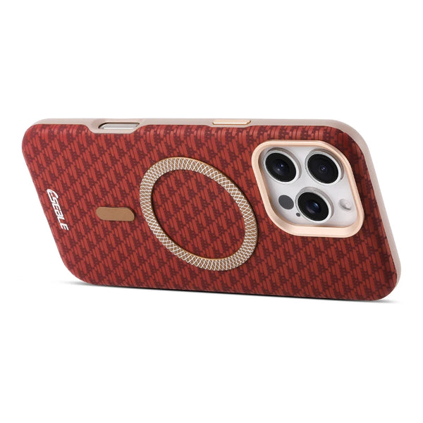 Orange Triangle Pattern MagSafe Case protective iPhone case for iPhone 16 Pro Max to iPhone 16 Pro