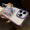 Transparent Wallet Case for iPhone - detail close-up