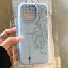 Gothic Style Angel Cross LinePhone Case