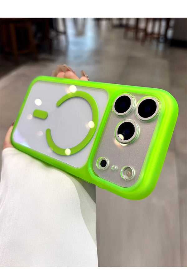 Transparent MagSafe Armor Case for iPhone 17 Pro
