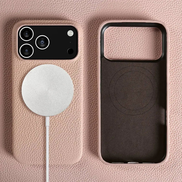 Premium Leather Case iPhone 17 Pro Max – Magnetic Protection