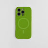 Solid Color Liquid Silicone MagSafe Phone Case for iPhone 16 Pro Max
