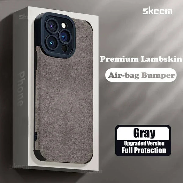 Fur Leather Full Lens Protection Case