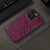 Ostrich Leather Case For iPhone 16 Pro Max | Executive Style