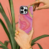 Pink Marble Magnetic Case For– Elegant Style