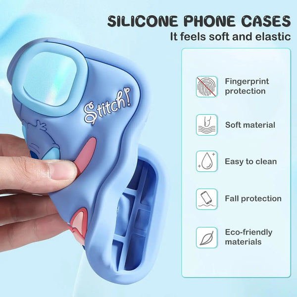 Silicone Wave Stitch Soft Case