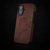 Heritage Leather Case for iPhone 16 – Magnetic Style