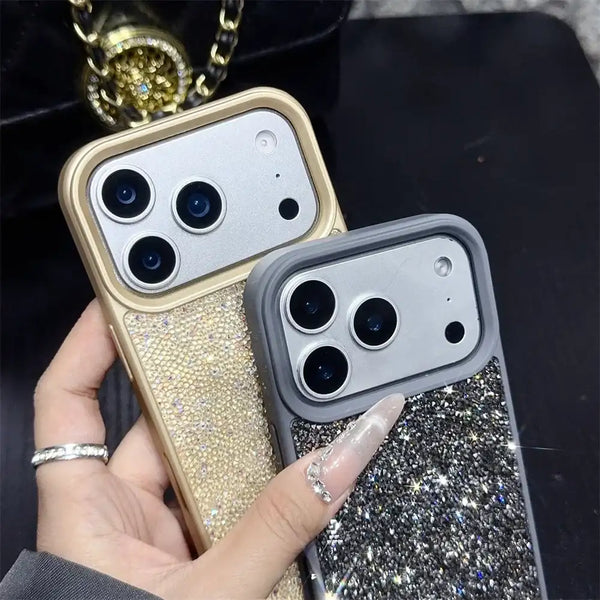 Rhinestone Glitter Shockproof Bumper Case for iPhone 17 Pro