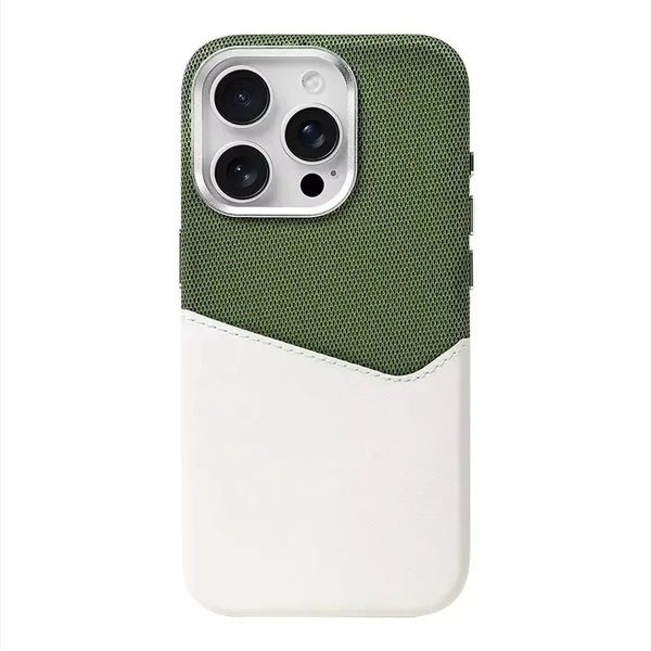 Linen Leather Card Slot Case