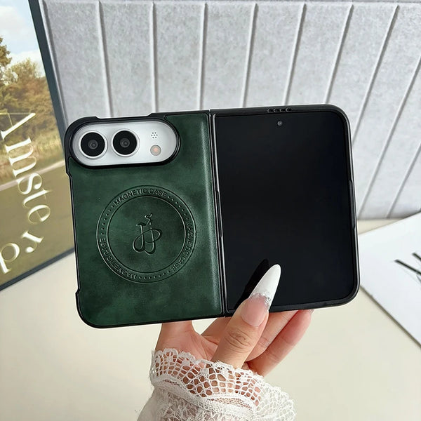 Solid Color Synthetic Leather Case