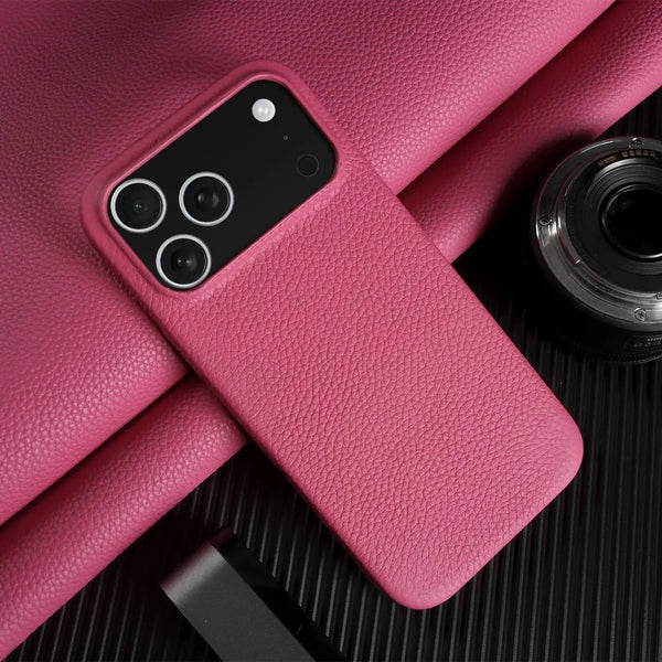 Premium Leather Case iPhone 17 Pro Max – Magnetic Protection