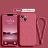 Slim Magnetic Silicone Cover for iPhone