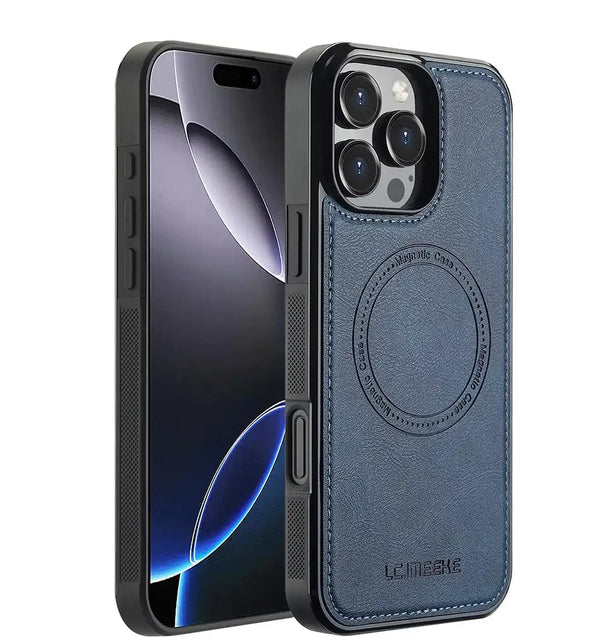 Full Coverage Leather Case iPhone 16 Pro – Executive Edition