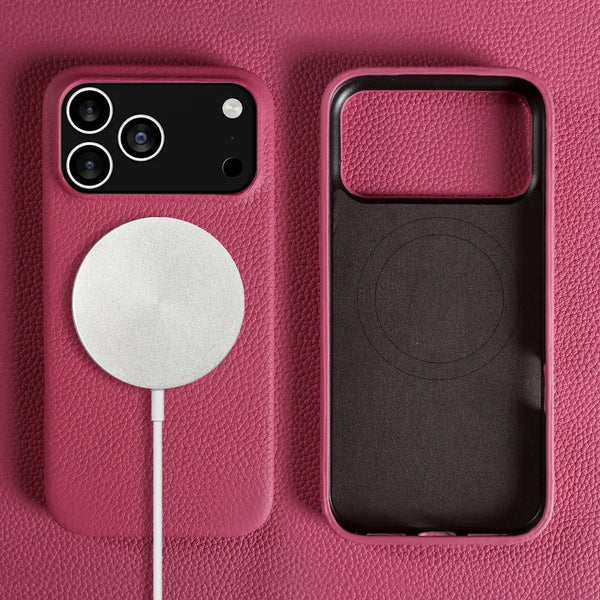 Premium Leather Case iPhone 17 Pro Max – Magnetic Protection