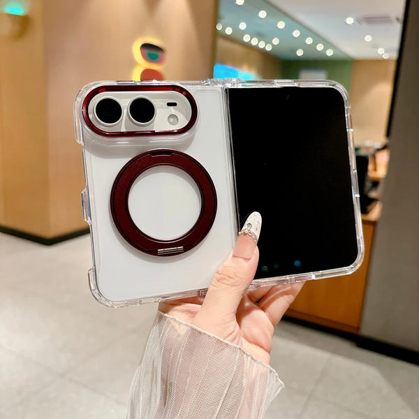Rotating Transparent MagSafe Case