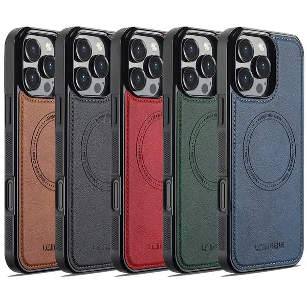 Full Coverage Leather Case iPhone 16 Pro – Executive Edition
