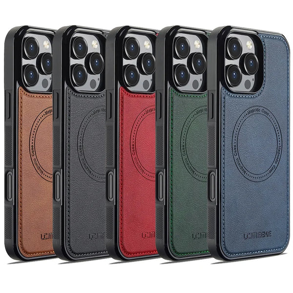 Full Coverage Leather Case iPhone 16 Pro – Executive Edition