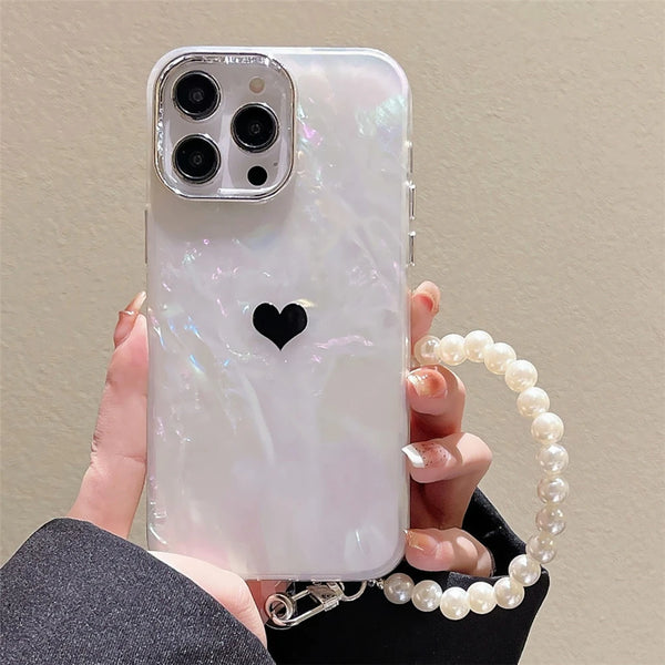 Love Heart Charm Case – Cute Luxury | iPhone 16 Pro Max