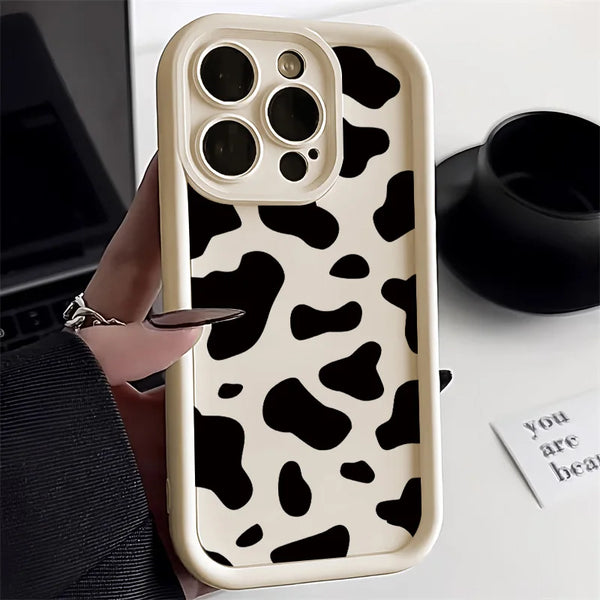 Soft TPU Leopard Painted Phone Case