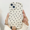 Gradient Love Heart Wavy Phone Case
