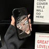 3D Metal Fish Bone Clear Phone Case